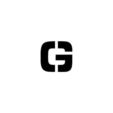 National Marker Co Individual Character Stencil 12in - Letter G PMC12-G